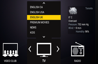 Service IPTV Cinepha sur ordinateur portable